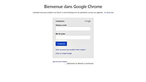 Associer votre compte gmail à Chrome