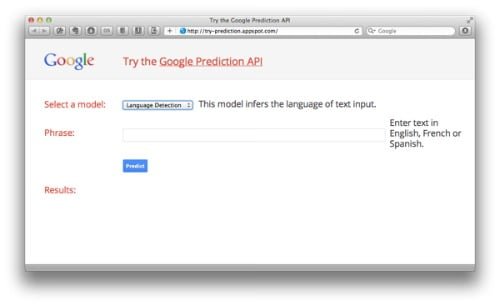 outil de prédiction Google