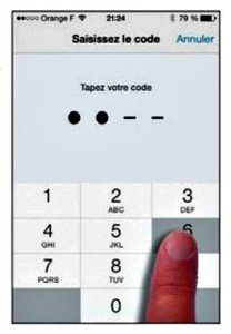 désactiver le code opérationnel de l'iphone 5