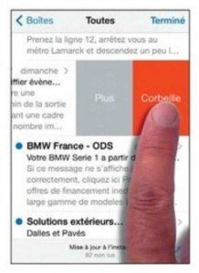 suppression du courrier electronique