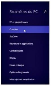 Accédez ici aux comptes d’utilisateurs
