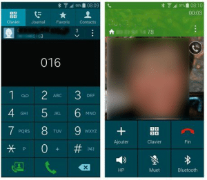 passer un appel téléphonique