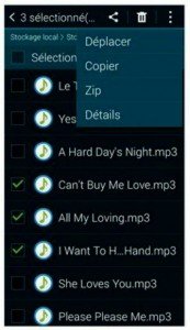 Gérer ses titres musicaux