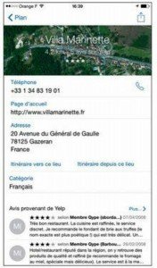 Plans fournit toutes les informations utiles sur un lieu