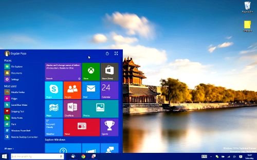 Le nouveau menu Démarrer - Windows 10
