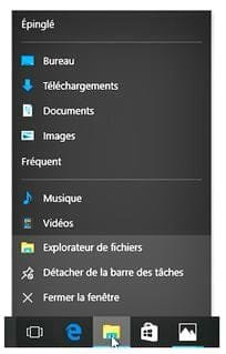 Les diverses actions à exécuter dans le menu contextuel de la vignette de l’Explorateur de fichiers.