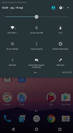Le mode nuit d'Android 7.0 Nougat