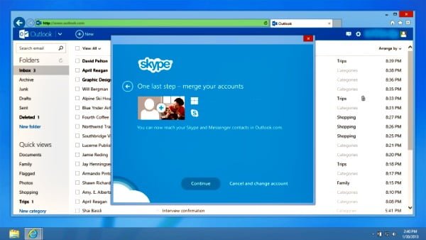 Skype pour Outlook
