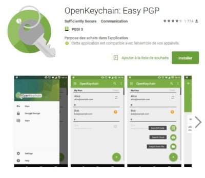 appli android openkeychain