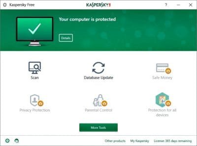 Kaspersky free antivirus