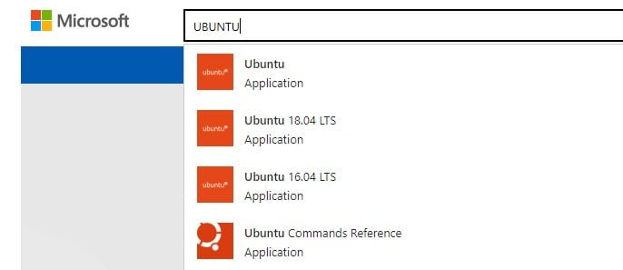 Sélectionnez la distribution Ubuntu que vous voulez installer