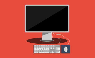 Image représentant, une souris, un clavier et un ordi Mac